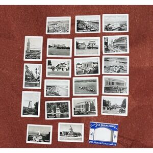 Vintage Souvenir Mini Post Cards Pack San Francisco 20 Different Historic Views